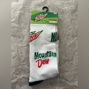 Mountain Dew Socks Fits Men’s Shoe Size 6-12